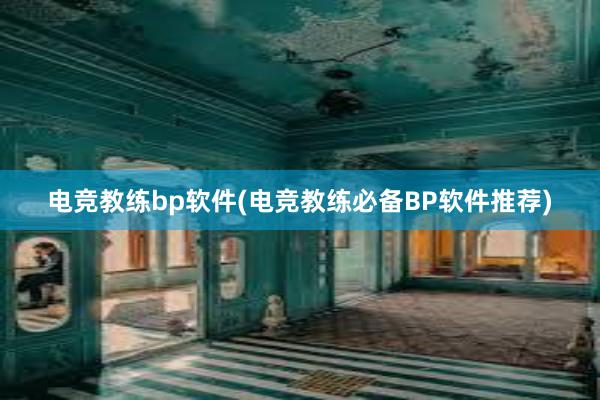 电竞教练bp软件(电竞教练必备BP软件推荐)